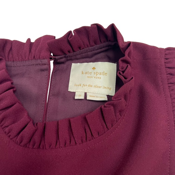 Kate Spade New York Cherry Ruffle Dress Size XS - Picture 12 of 12